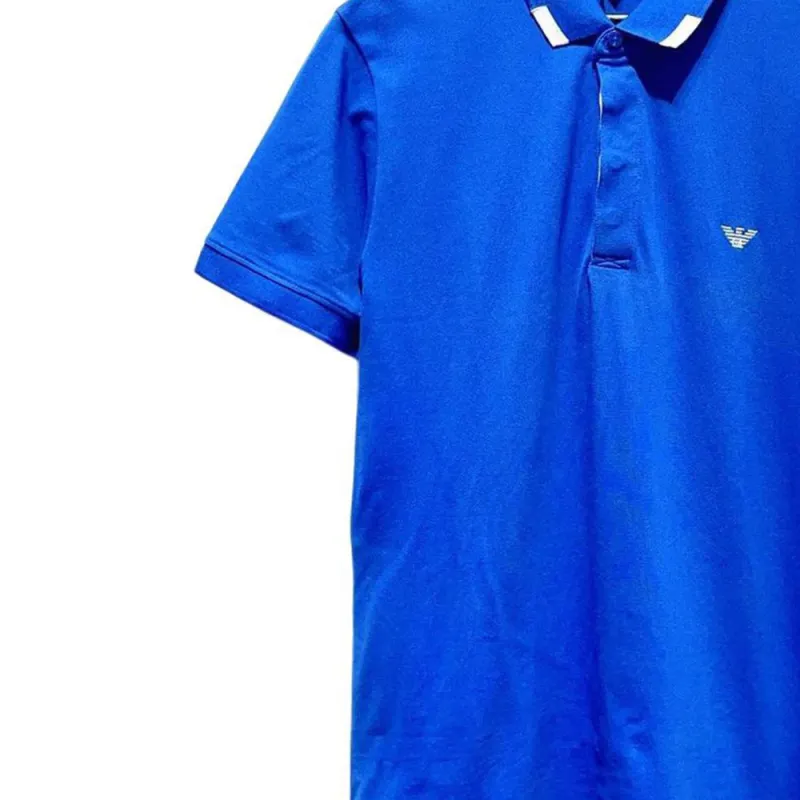 EMPORIO ARMANI Polo Shirt Men's Blue-3