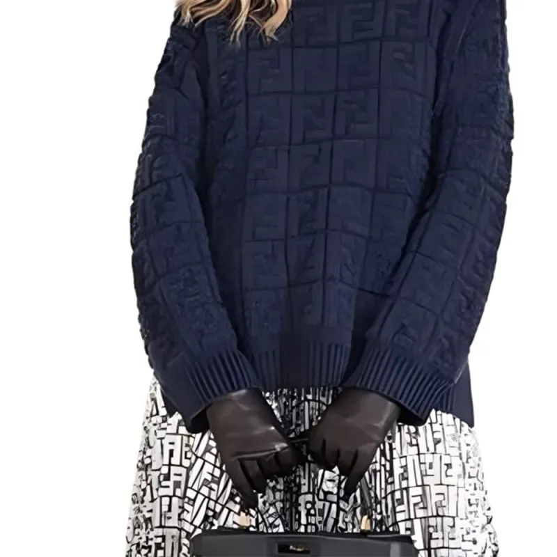 FENDI Sweaters Women's Blue-2