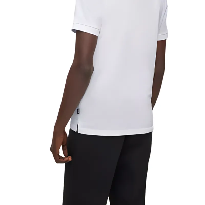 HUGO BOSS Pallas Embroidered Straight Hem Polo Shirt-4
