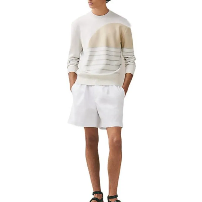 HERMES SS23 Cashmere Sweater Men's White-1