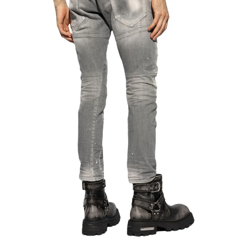 DSQUARED 2 Tidy Biker Distressed Jeans-5
