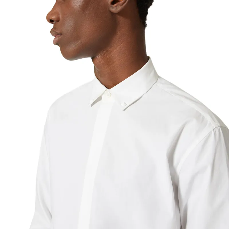 Valentino Stud Detailed Curved Hem Shirt-4