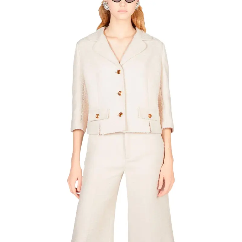 GUCCI Fine bouclé Single breasted Jacket-1