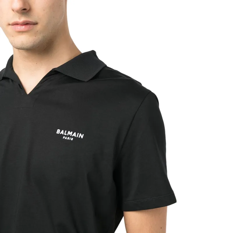 BALMAIN FW22 Polo Shirt Men's Black-4