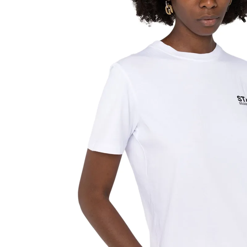 Golden Goose Logo print Short sleeve T shirt-4