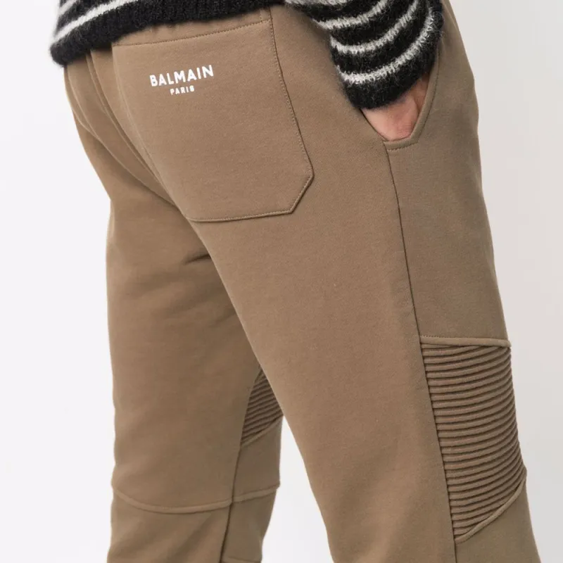 BALMAIN Drawstring Slim fit Track Pants-4