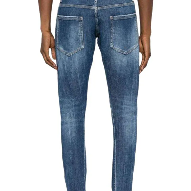 Dsquared2 Logo Patch Skinny Jeans-5