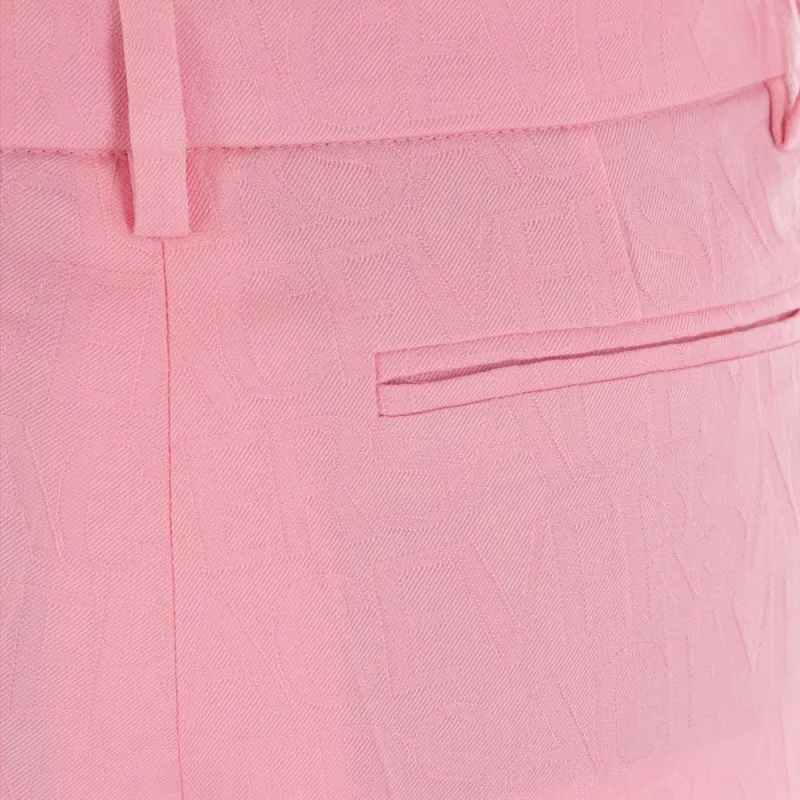 VERSACE High Waist Flared Trousers-5