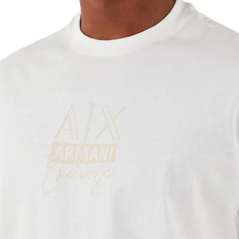 ARMANI EXCHANGE Logo Printed Crewneck T Shirt-4