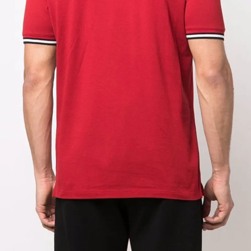 EMPORIO ARMANI SS22 Polo Shirt Men's Red-5
