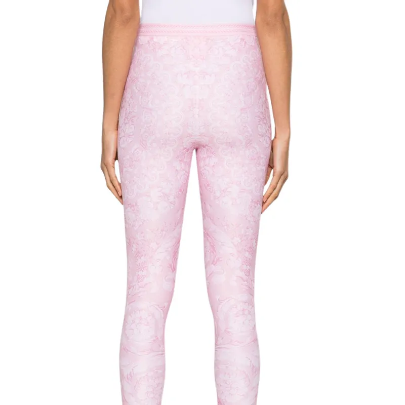 VERSACE Barocco Printed Super-Skinny Cut Leggings-2