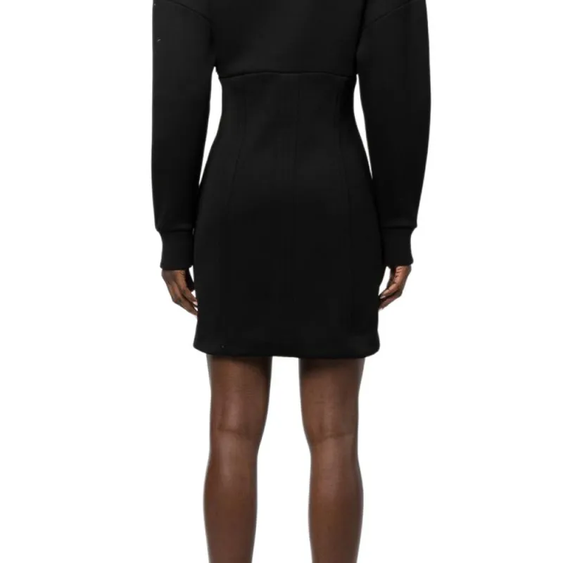Alexander McQueen Zipped Long Sleeved Dress-5