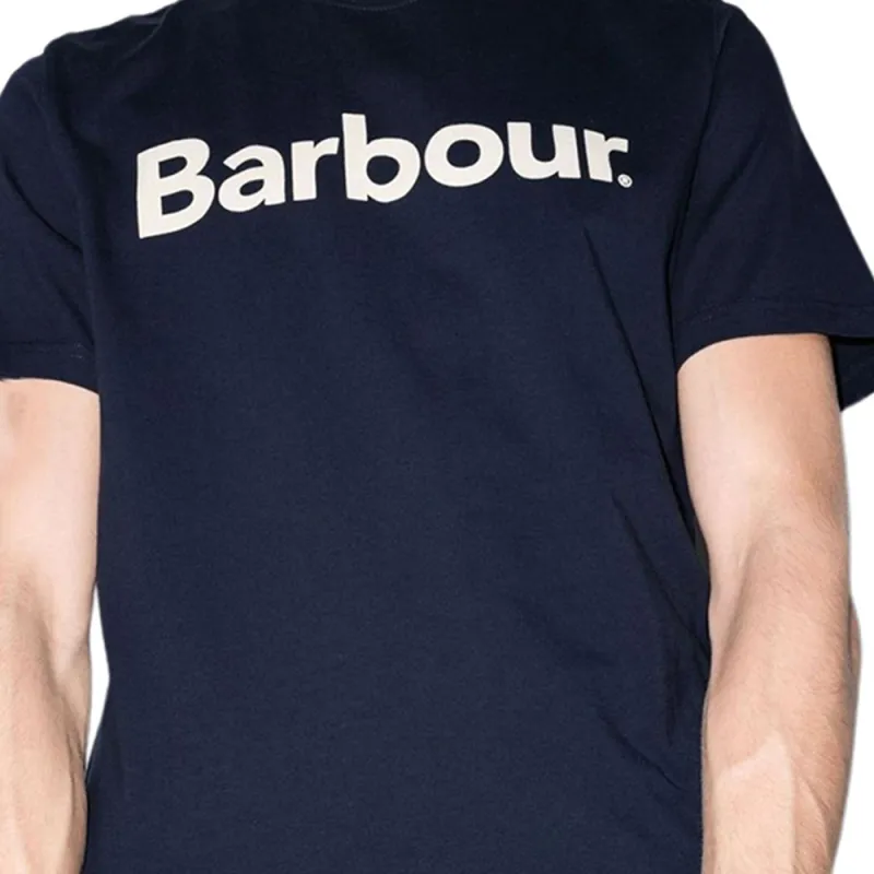 BARBOUR Logo print Cotton T shirt-5
