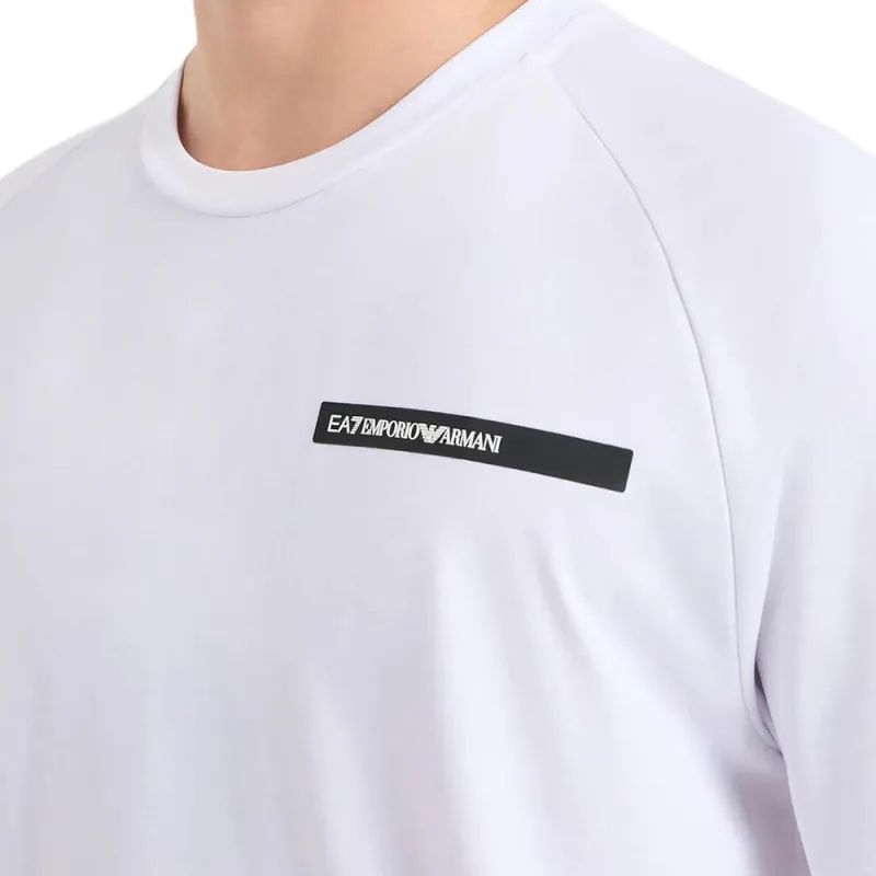 EMPORIO ARMANI EA7 SS24 T Shirt Men's White-4
