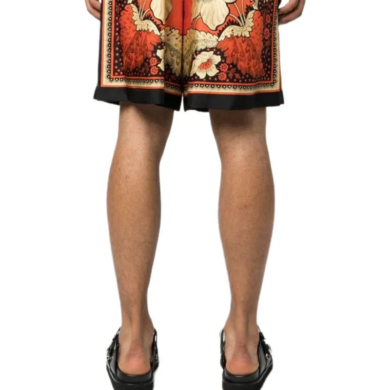 Valentino Casual Shorts Men's Orange-2
