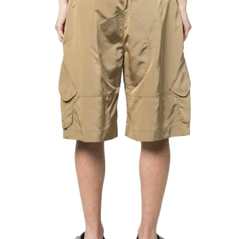VERSACE Logo Printed Drawstring Shorts-2