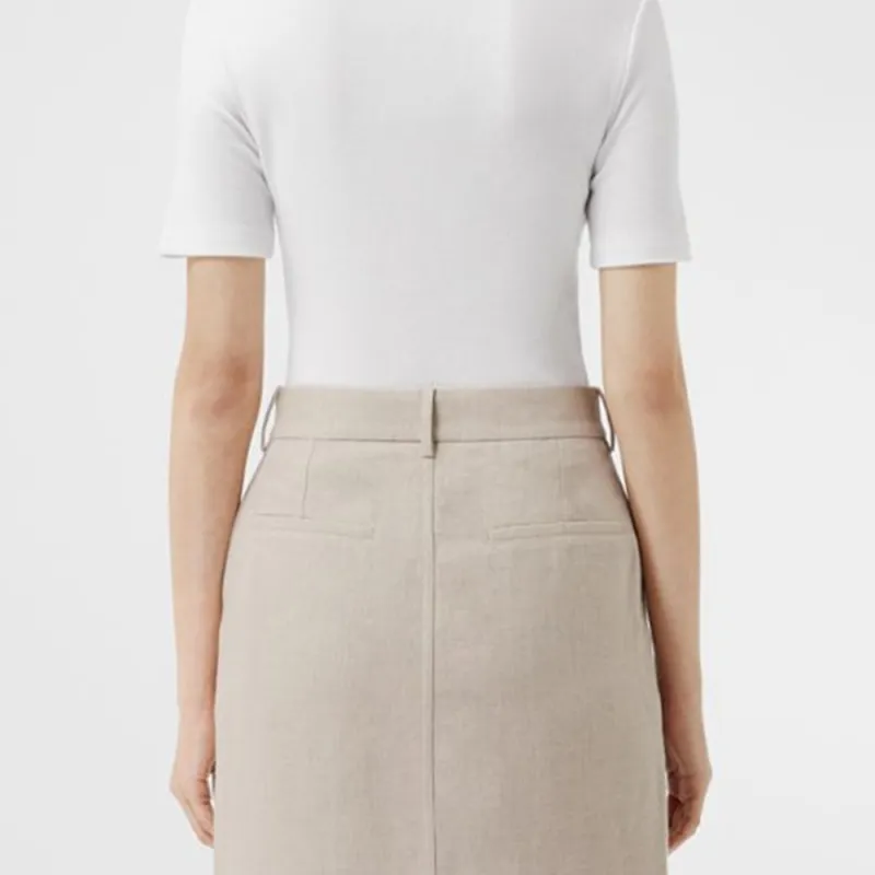 Burberry Polo Shirt Women's White-5