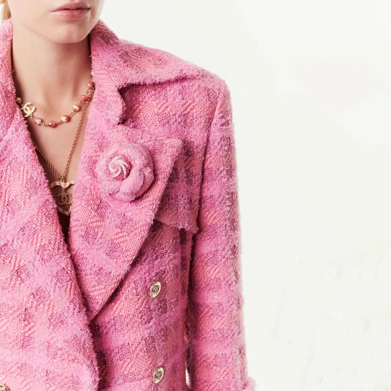 CHANEL 24 New Spring And Summer Arrivals Coats Women's Pink-2