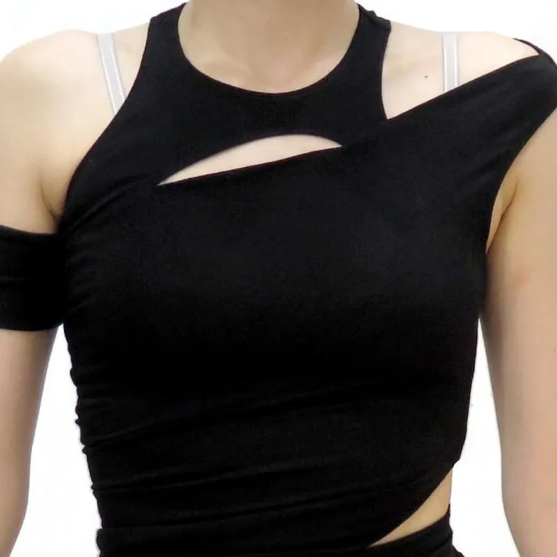 CELINE SS23 Sleeveless Dress Women's Black-4
