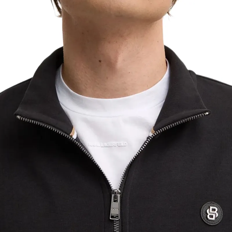 HUGO BOSS Logo Patch Zip Up Jacket-3