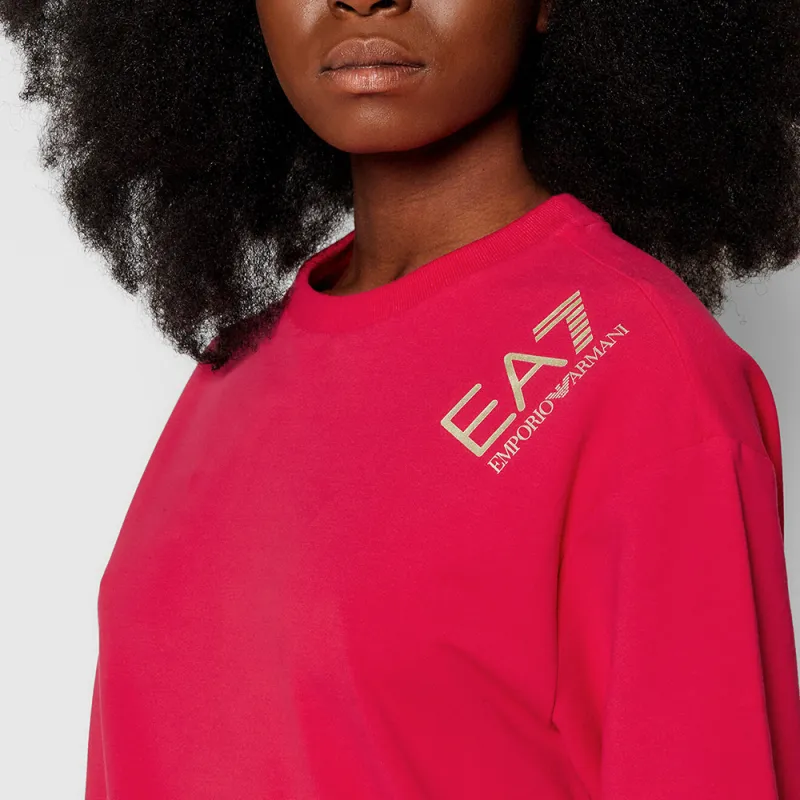 EMPORIO ARMANI EA7 Sweatshirt Women's Pink-4