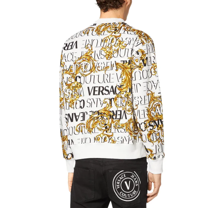 VERSACE JEANS COUTURE Sweatshirts Men White-2