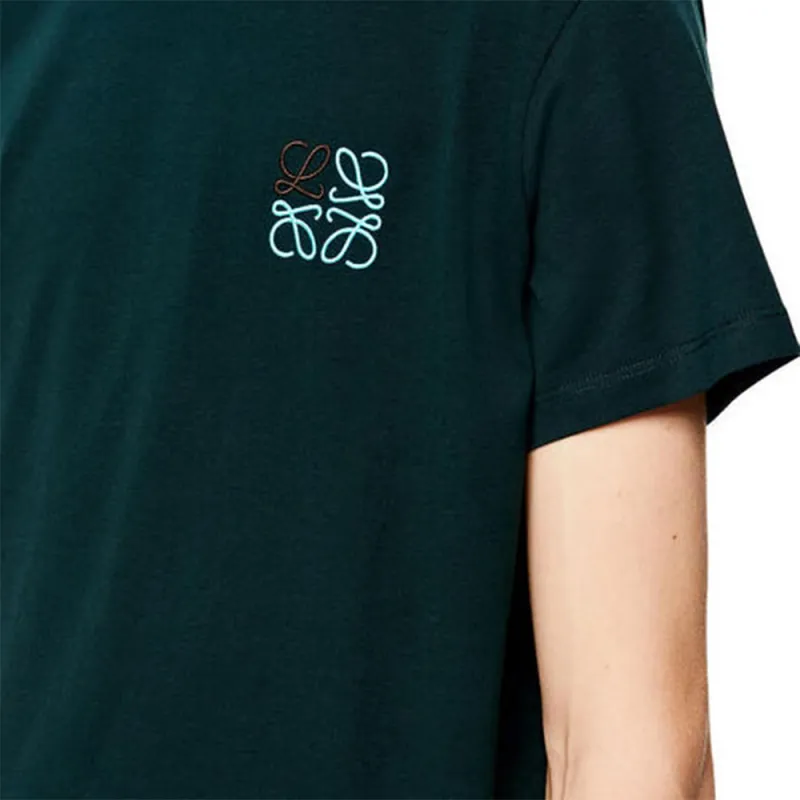 LOEWE SS21 T Shirt Men's Forest Green-5