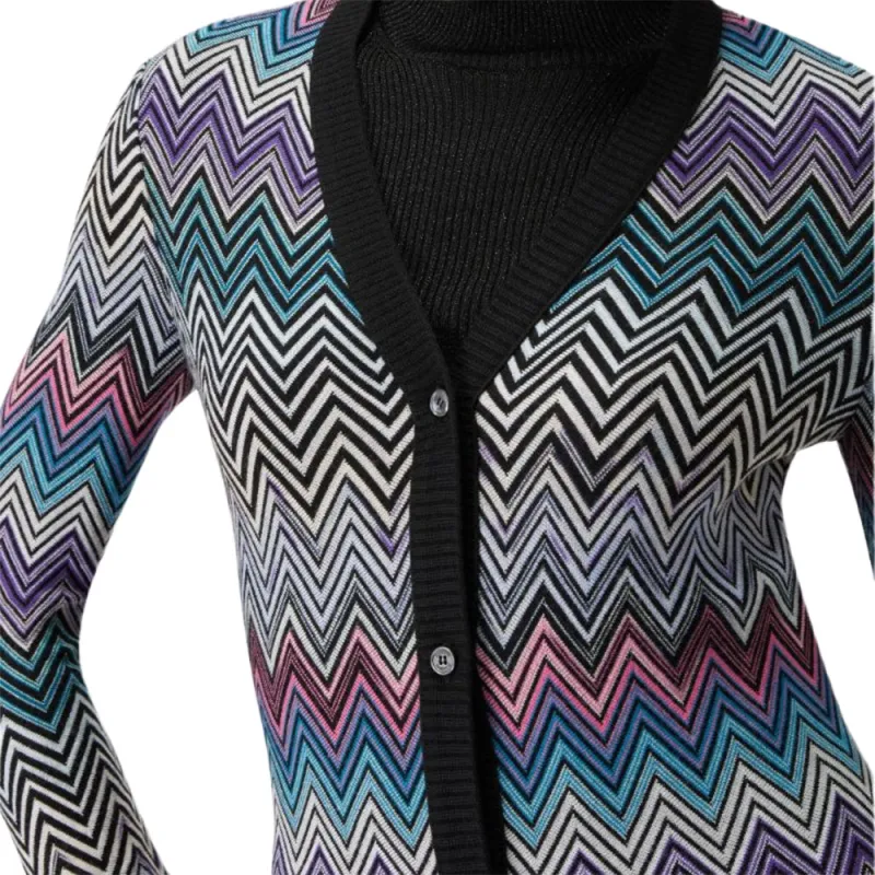 MISSONI Zigzag Long Cardigan-4