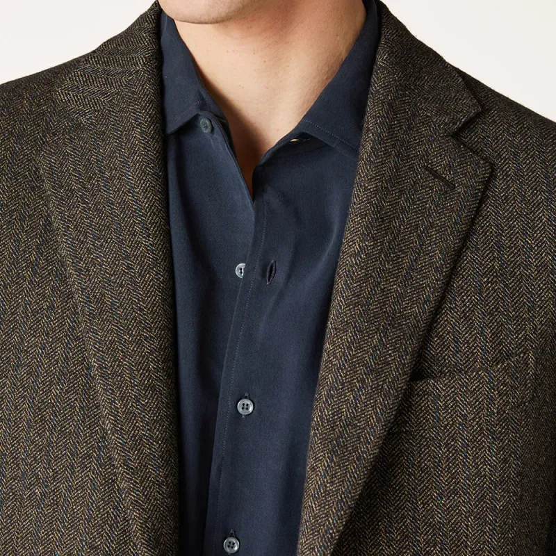 Loro Piana André Shirt Men's Marine Blue-5