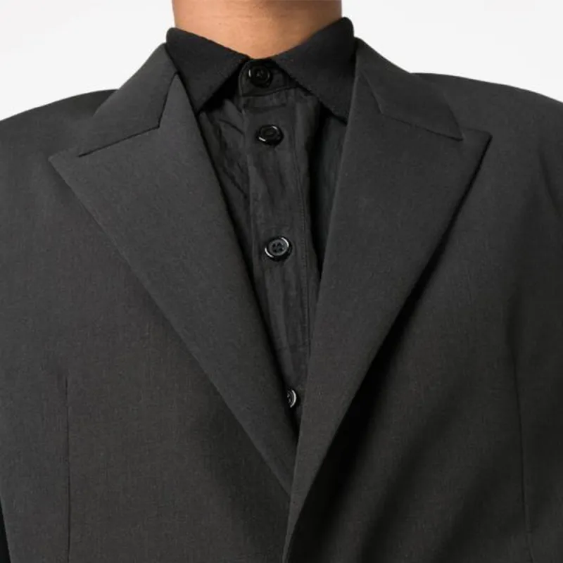 Givenchy FW22 Business Suits Coats Men's Black Gray Color-1