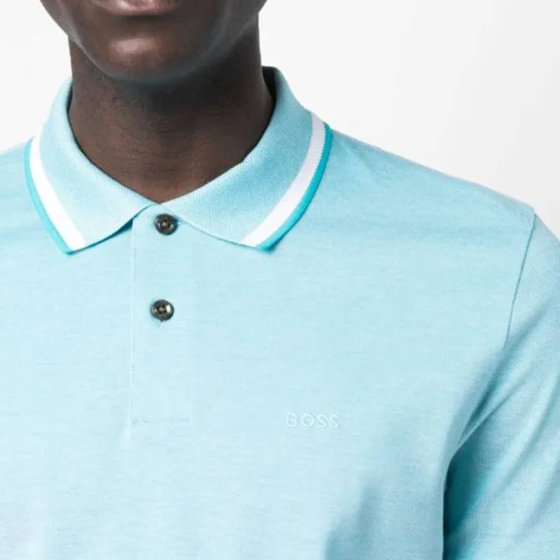 HUGO BOSS SS23 Polo Shirt Men's Light Blue-4