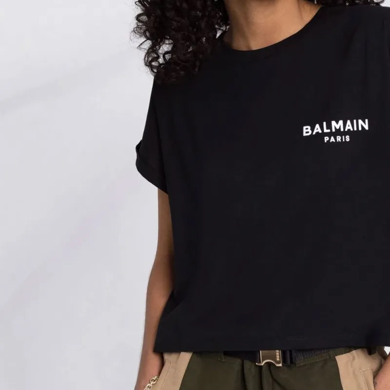 BALMAIN SS22 T Shirt Women's Black-4