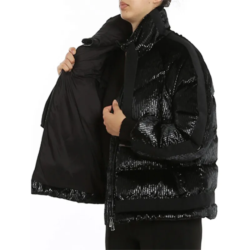 PINKO Puffer Jacket Women's Black-4