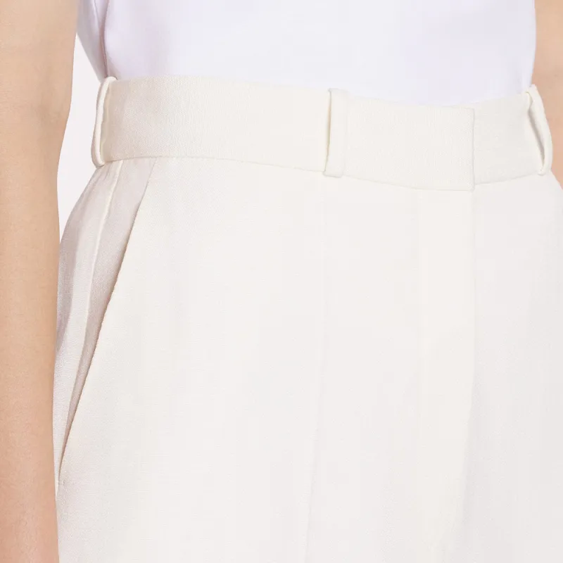 Lanvin Dart Detailed Straight Leg Trousers-3