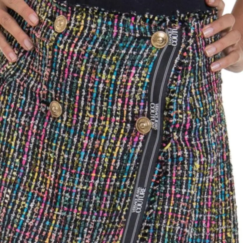 VERSACE JEANS Casual Short Skirts Women's Multicolor-3