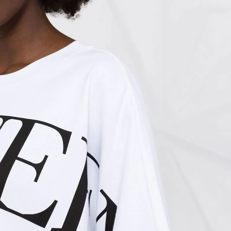 Alexander McQueen Logo Printed Crewneck T Shirt-4