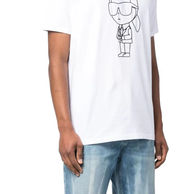 KARL LAGERFELD SS23 T Shirt Men's White-4