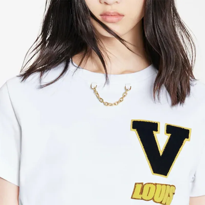LOUIS VUITTON LOUIS VUITTON Patch Varsity T Shirt-4