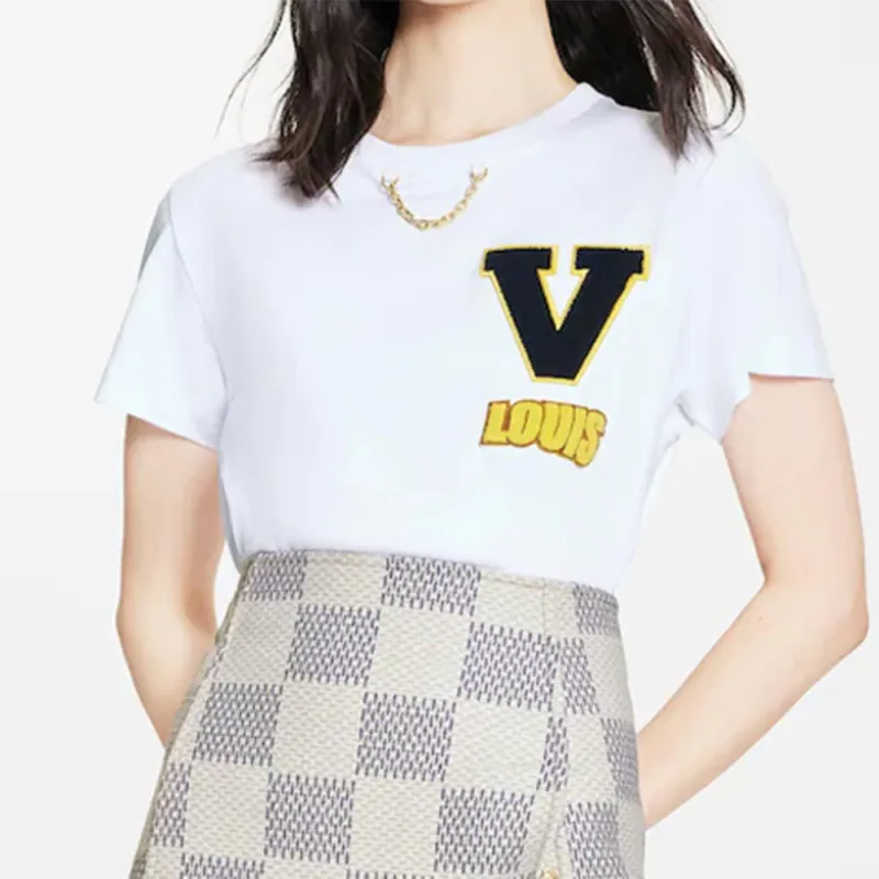 LOUIS VUITTON LOUIS VUITTON Patch Varsity T Shirt-1