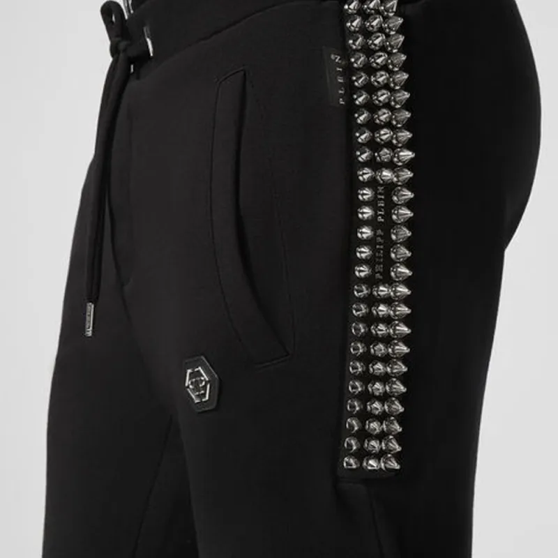PHILIPP PLEIN Casual Pants Men's Black-4