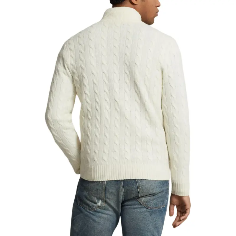 Polo Ralph Lauren Sweater Men's Cream White-3