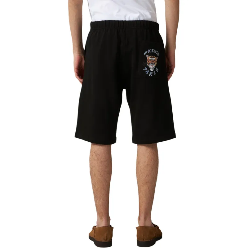 KENZO Drawn Varsity Logo Printed Track Shorts-5