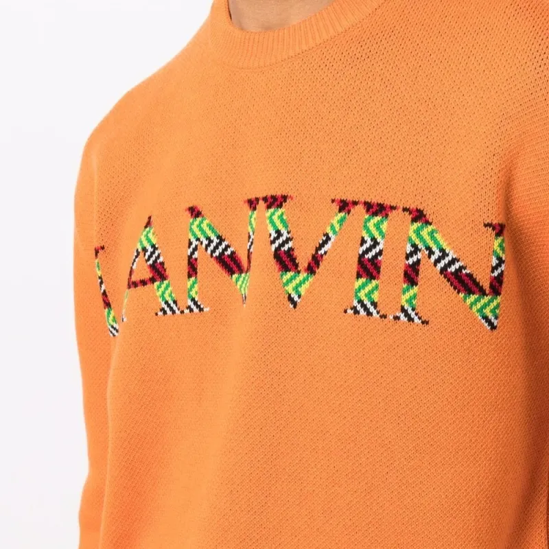 Lanvin Sweaters Men Orange-4