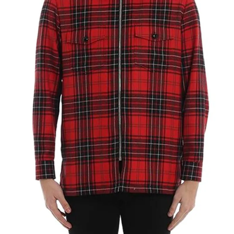 GUCCI Shirts Men Red-4
