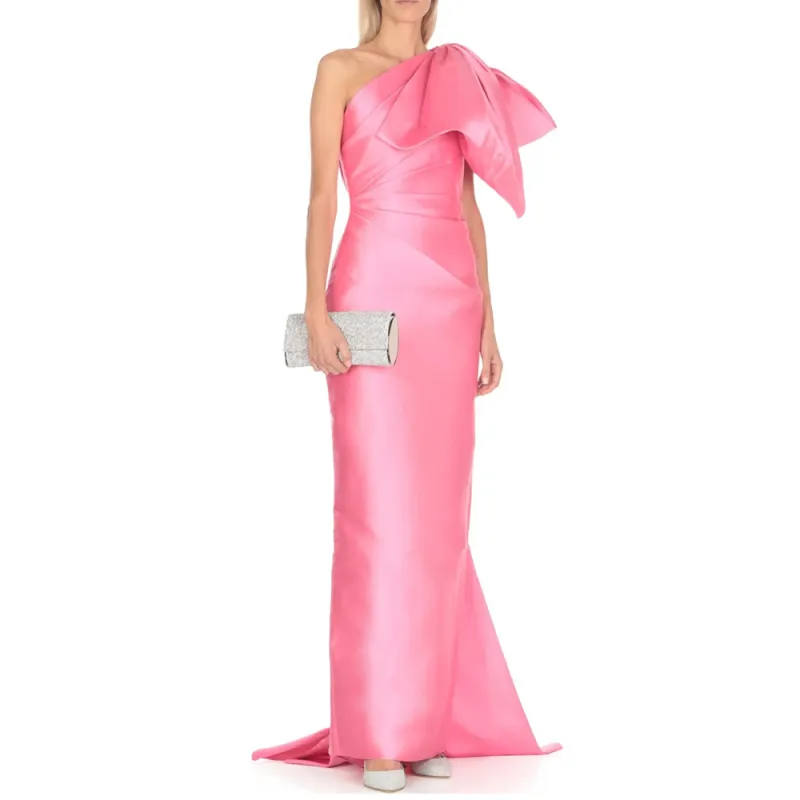 Solace London Priya One shoulder Gown-1