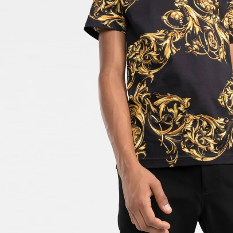 VERSACE JEANS COUTURE SS22 T Shirt Men's Black-4