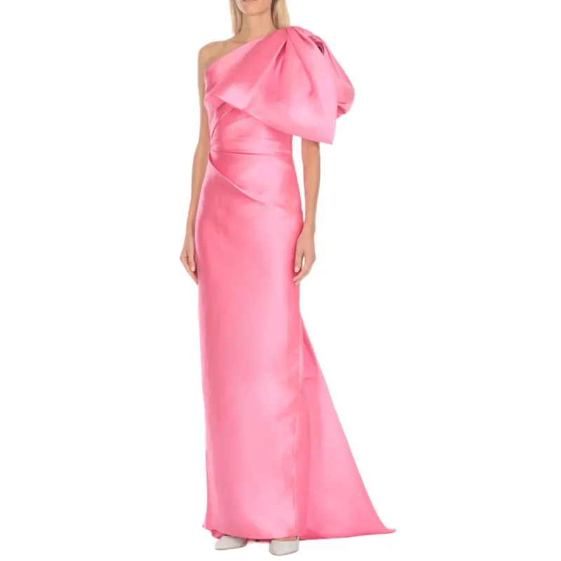 Solace London Priya One shoulder Gown-2