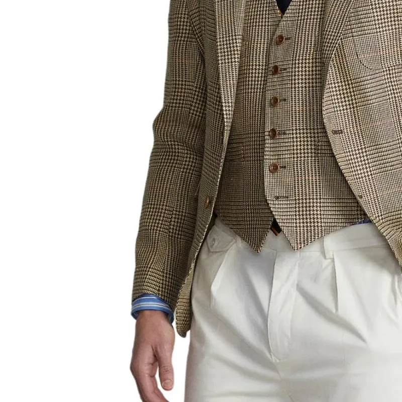 Polo Ralph Lauren FW23 Business Suits Coats Men's Camel-4