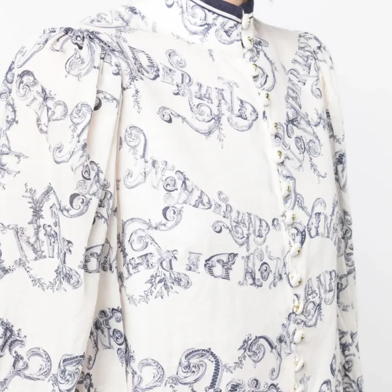 Zimmermann Long-Sleeved Dresses Women's White-4