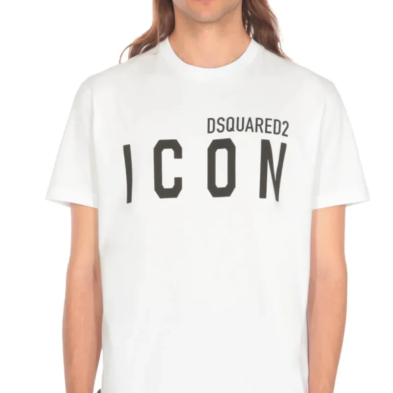 Dsquared2 Icon Printed Crewneck T Shirt-1
